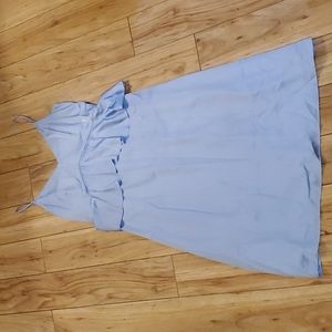 Gorgeous Banana Republic Silky Peplum Slip Dress